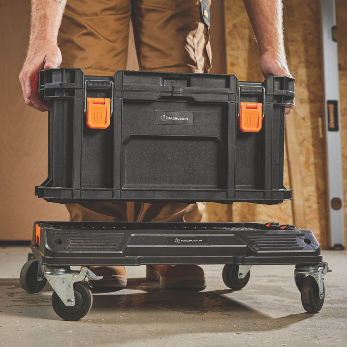 Magnusson Dolly Trolley Compact Lightweight 4 Swivel Castors Durable 100kg - Image 4