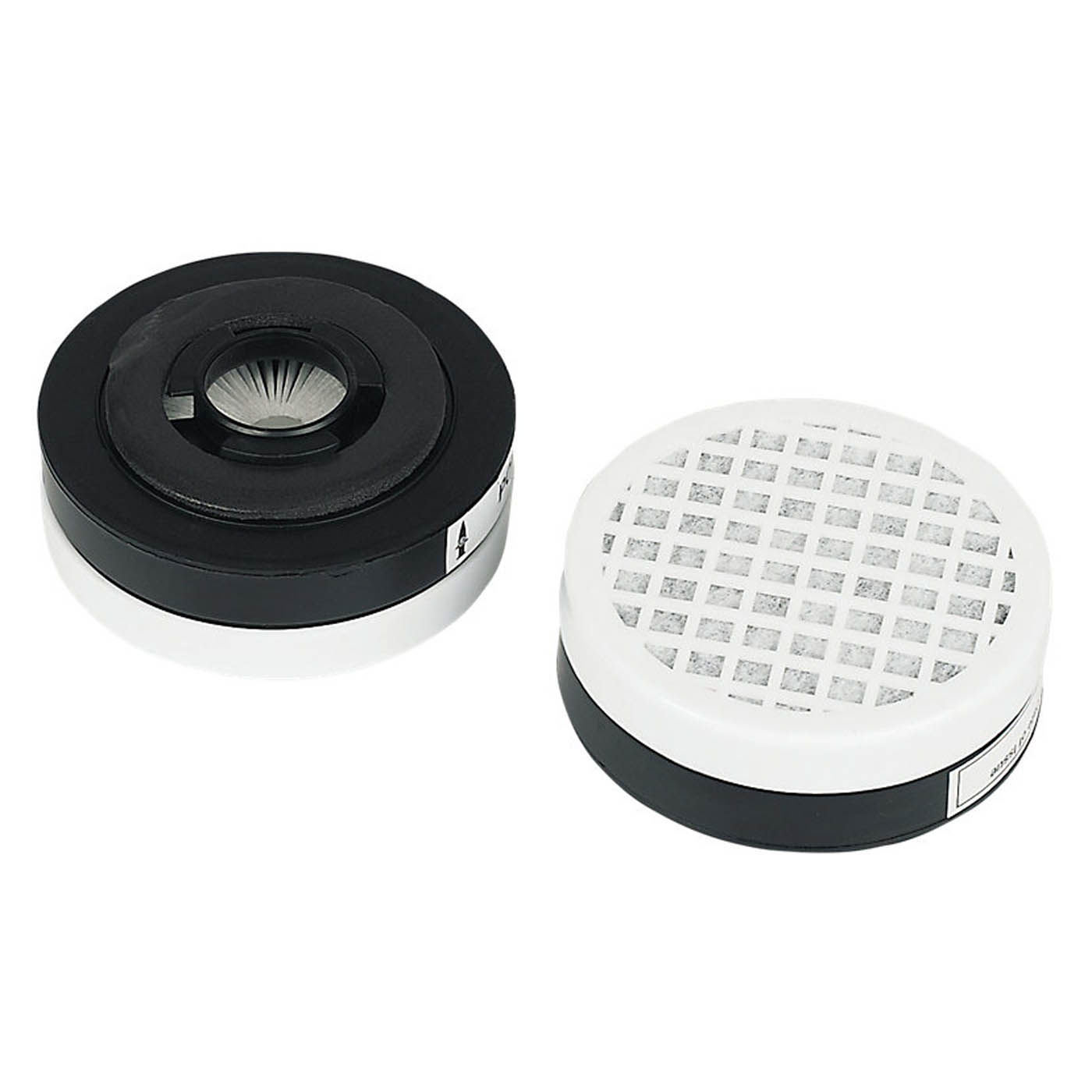 JSP Filter Cartridge TH1P Powercap High Capacity Pleated Respirator Mask Pair - Image 1
