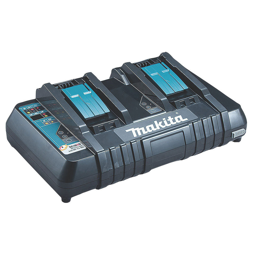 Makita Batteries & Charger Kit 5 Piece Set 4 x 5.0Ah Li-Ion LXT 197627-6 18V - Image 2