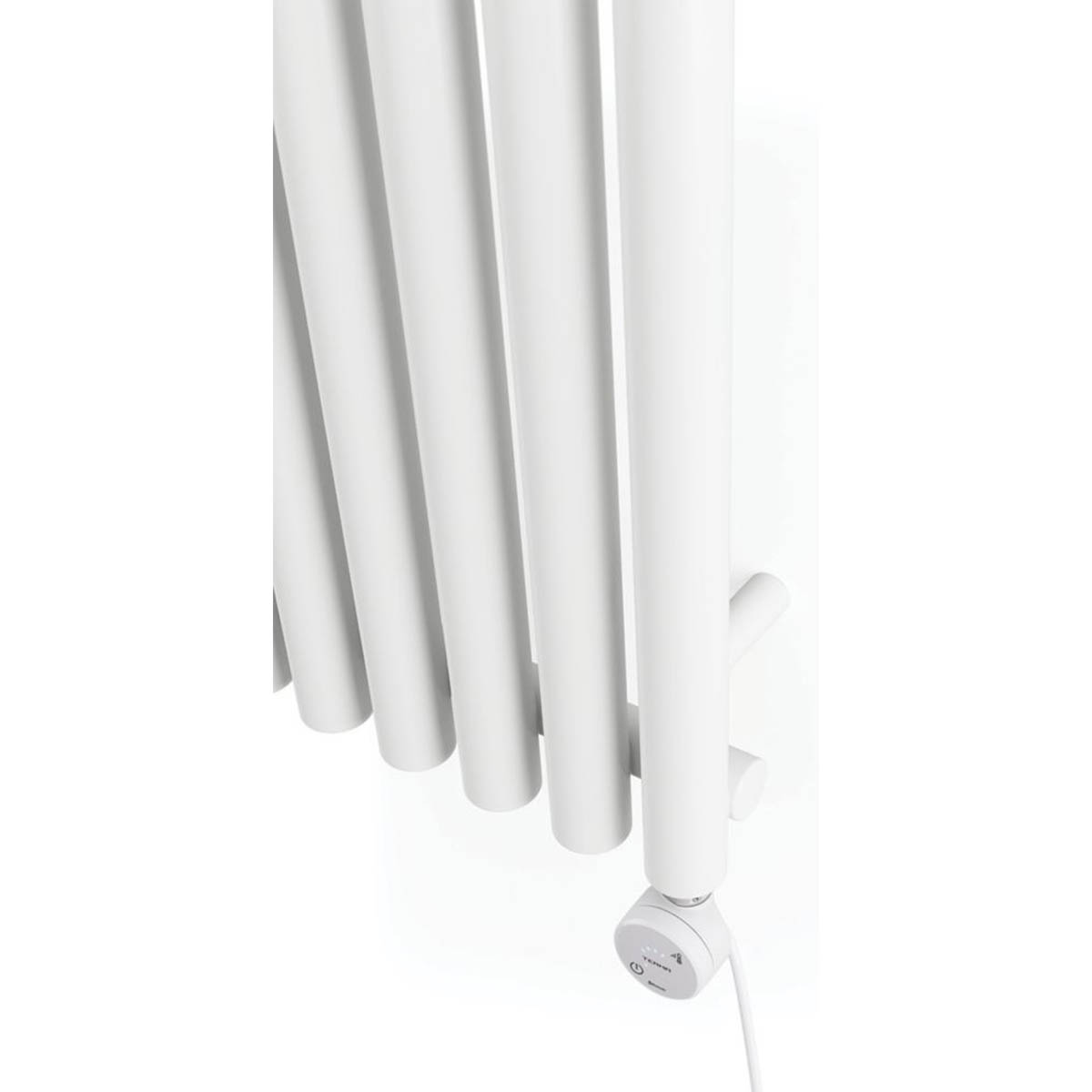 Terma Electric Radiator Oil Filled White Wall Mounted Programmable H180xW37cm - Image 4