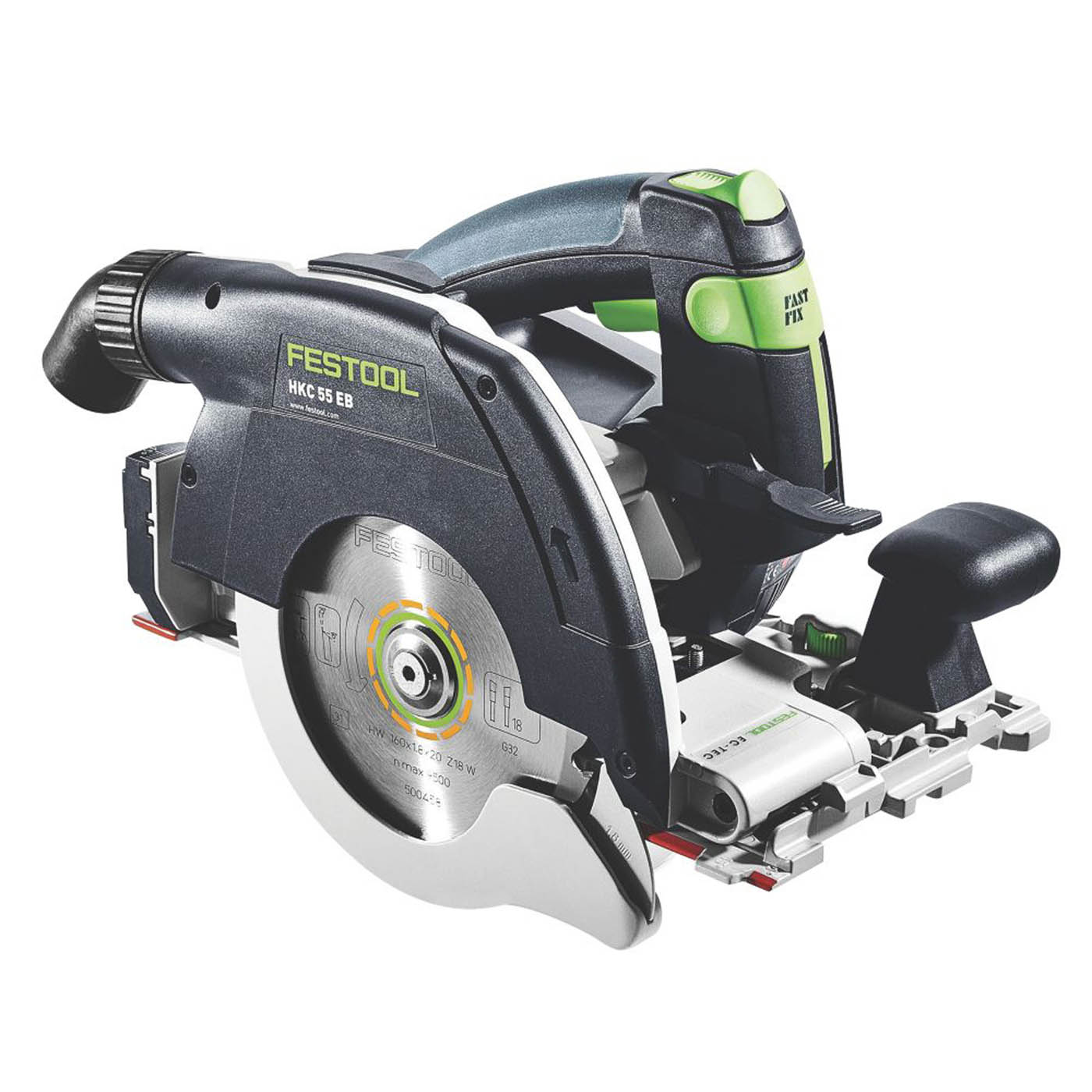 Festool Circular Saw Cordless HKC 55 EB-Basic 160mm 18V Li-Ion Body Only - Image 2