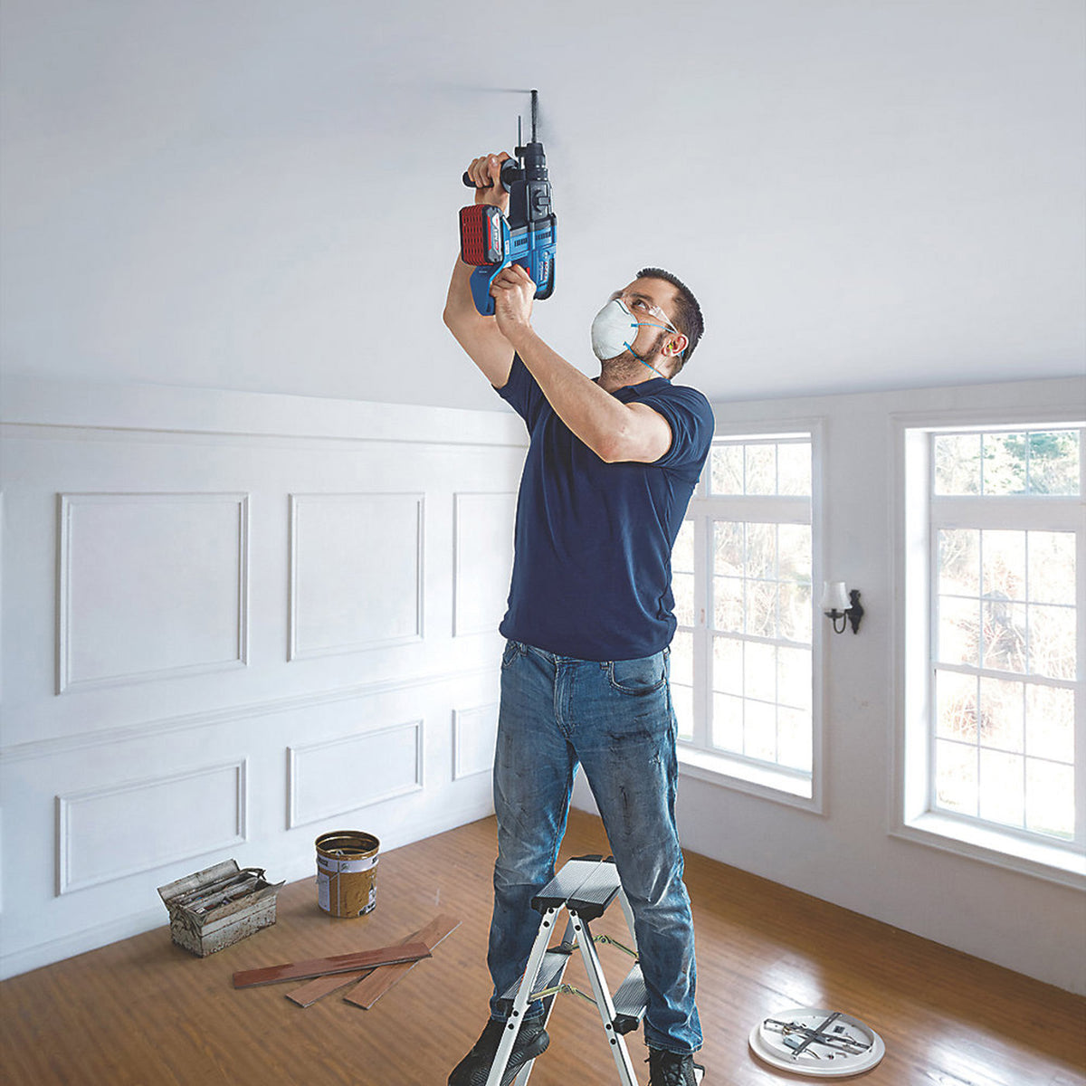 Bosch Cordless SDS-Plus Hammer Brushless GBH18 V-21 18V Li-lon Coolpack Bare - Image 3