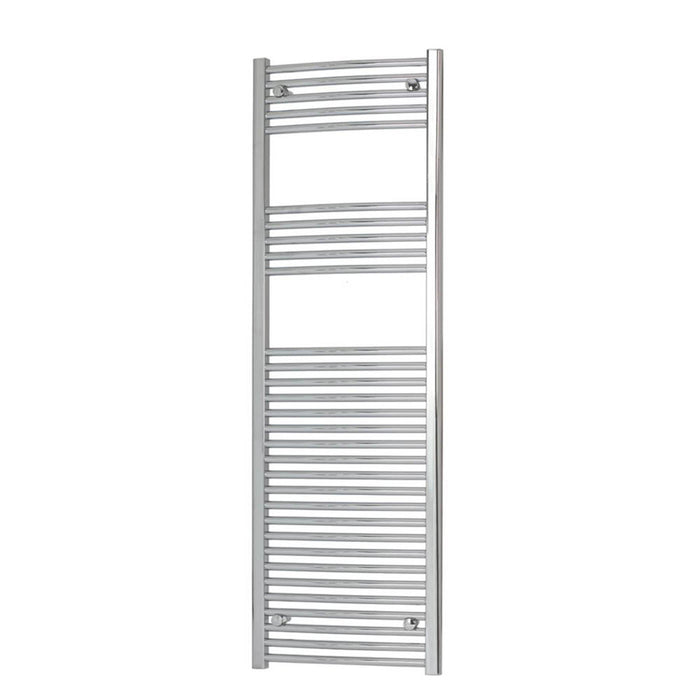 Towel Rail Radiator Curved Chrome Bathroom Warmer Ladder 476W (H)160x(W)50cm - Image 1