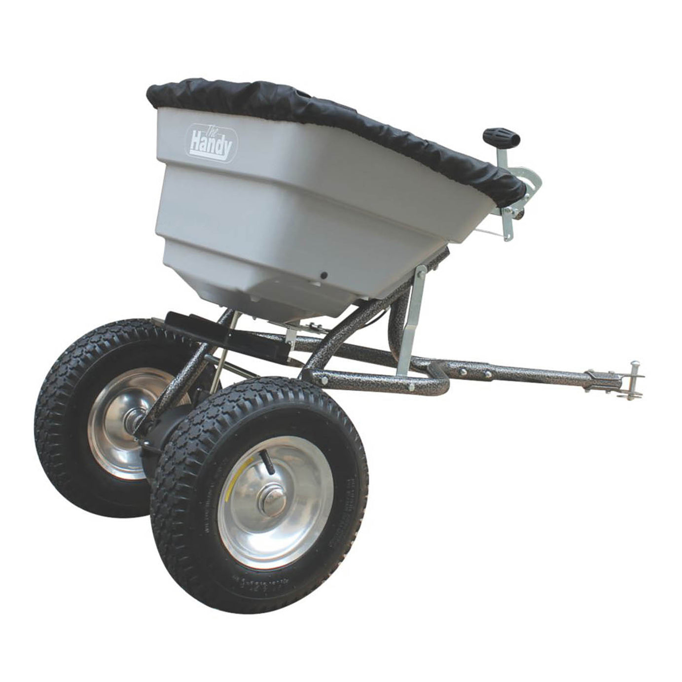 Towed Broadcast Spreader Adjustable Feed Control Rust Scratch Resistant 36kg - Image 1