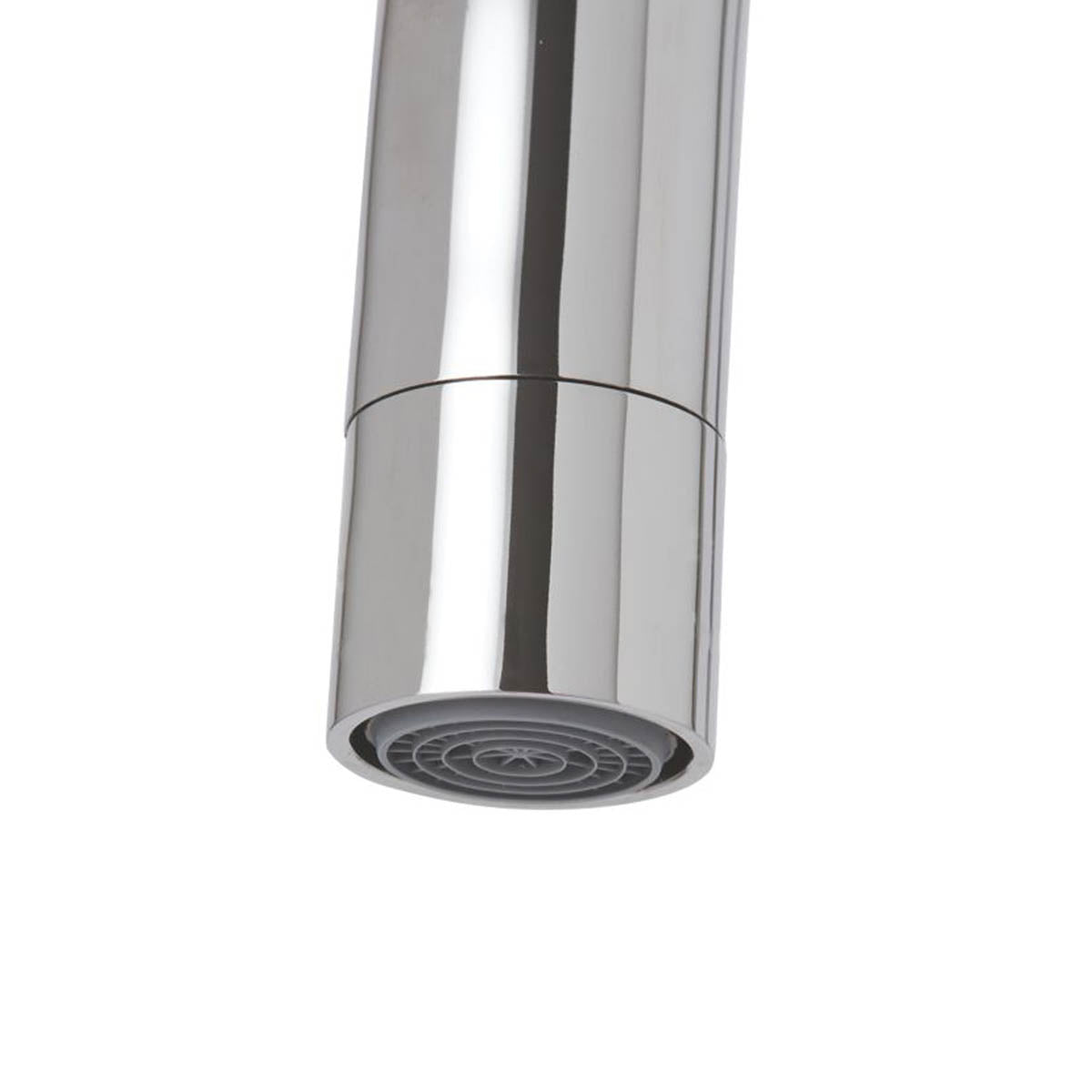 Kitchen Sink Tap Mono Mixer Chrome Ceramic Disc Double Lever Swivel Spout Faucet - Image 4