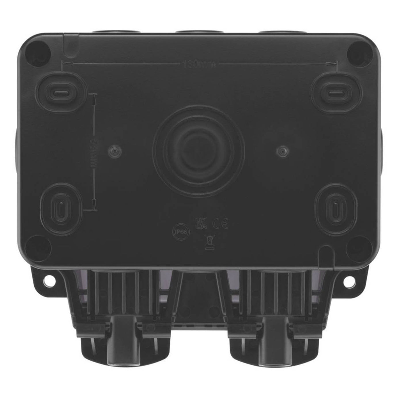 British General Nexus Storm IP66 13A 2-Gang SP Weatherproof Outdoor Switched Passive RCD Socket - Image 3