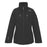 Womens Jacket Black Waterproof Breathable Zipped Pockets Concealed Hood Size 14 - Image 1