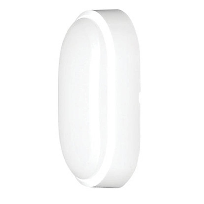 Outdoor LED Bulkhead Light White Oval Ceiling Wall-Mounted Corrosion-Resistant - Image 2