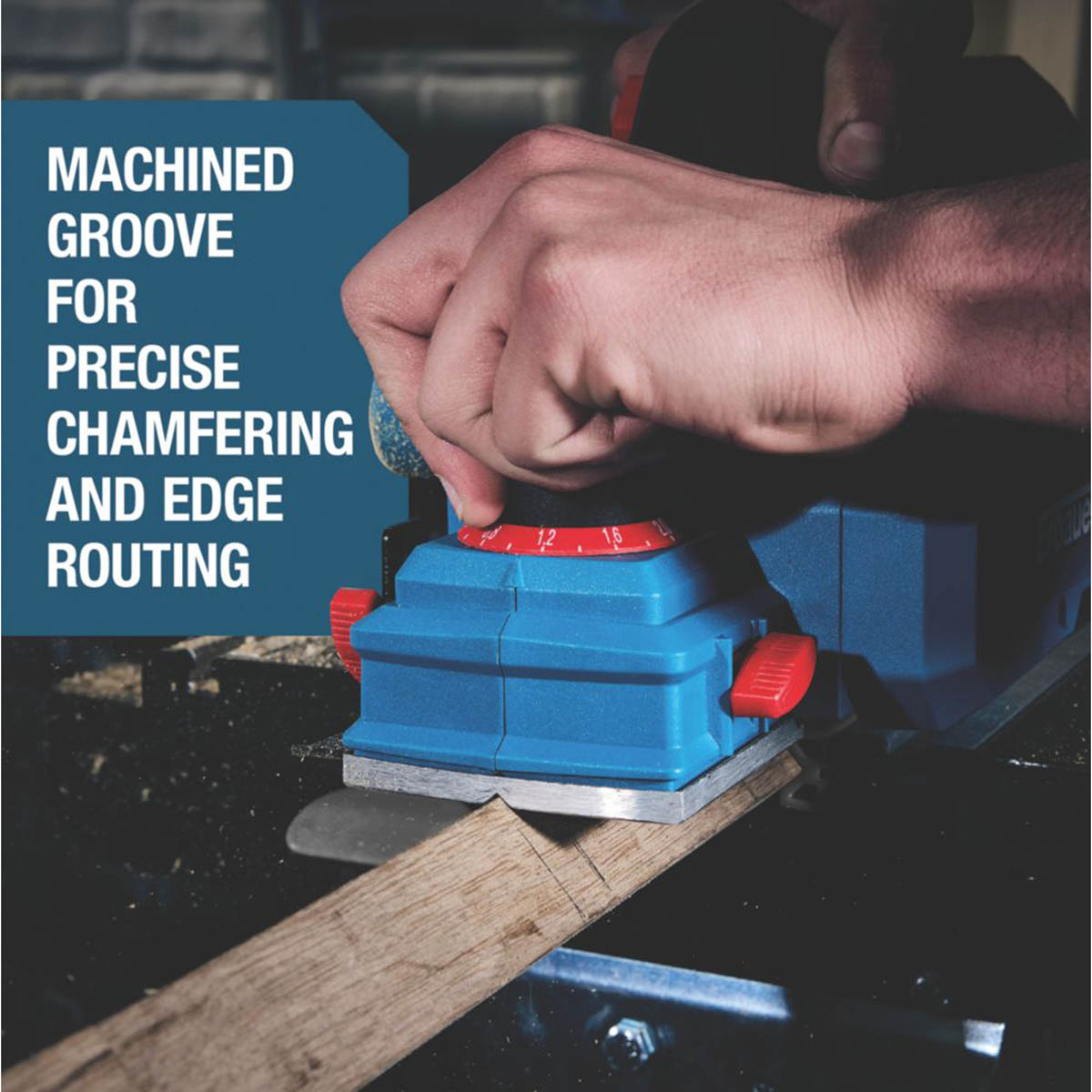Erbauer Planer Cordless 18V Li-Ion ERI1108PLN Brushless Soft Grip Body Only - Image 5