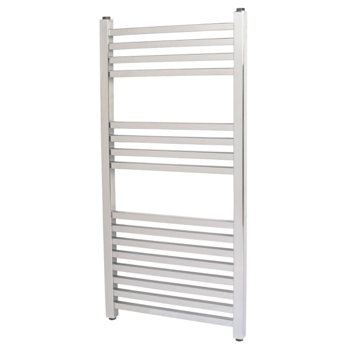 Kudox Designer Towel Rail Radiator Chrome Bathroom Warmer 265W (H)90x(W)45cm - Image 1