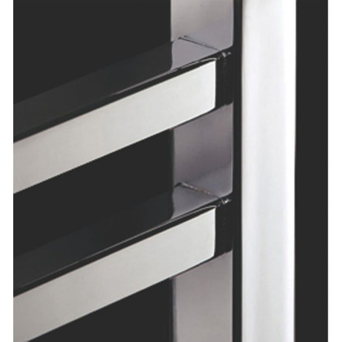 Kudox Designer Towel Rail Radiator Chrome Bathroom Warmer 265W (H)90x(W)45cm - Image 3