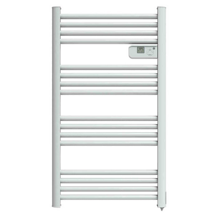 Towel Rail Radiator Electric White Bathroom Warmer Ladder 500W (H)98x(W)54.5cm - Image 2