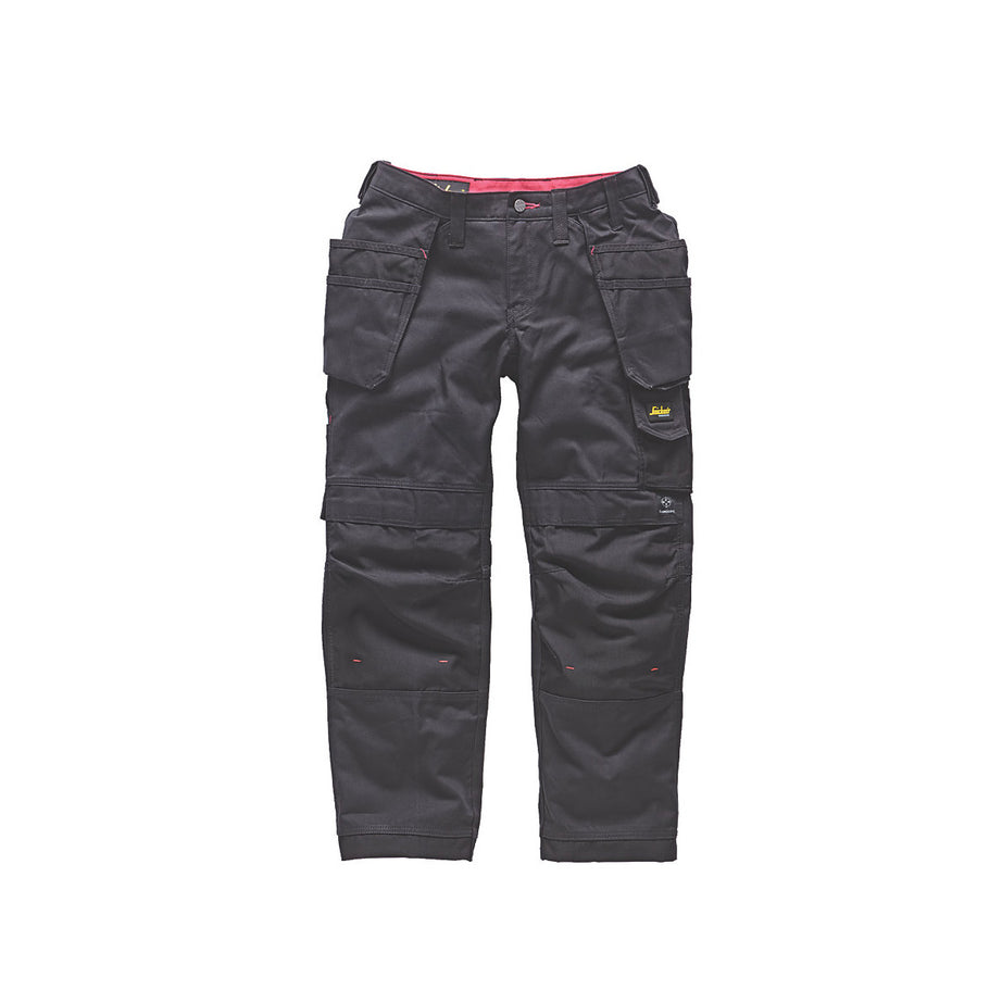 Snickers Work Trousers Womens Regular Fit Black Multi Pockets L28" Size 10 - Image 2