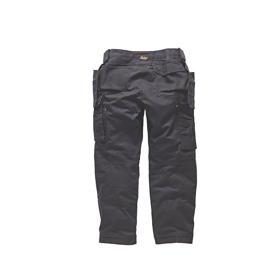 Snickers Work Trousers Womens Regular Fit Black Multi Pockets L28" Size 10 - Image 3