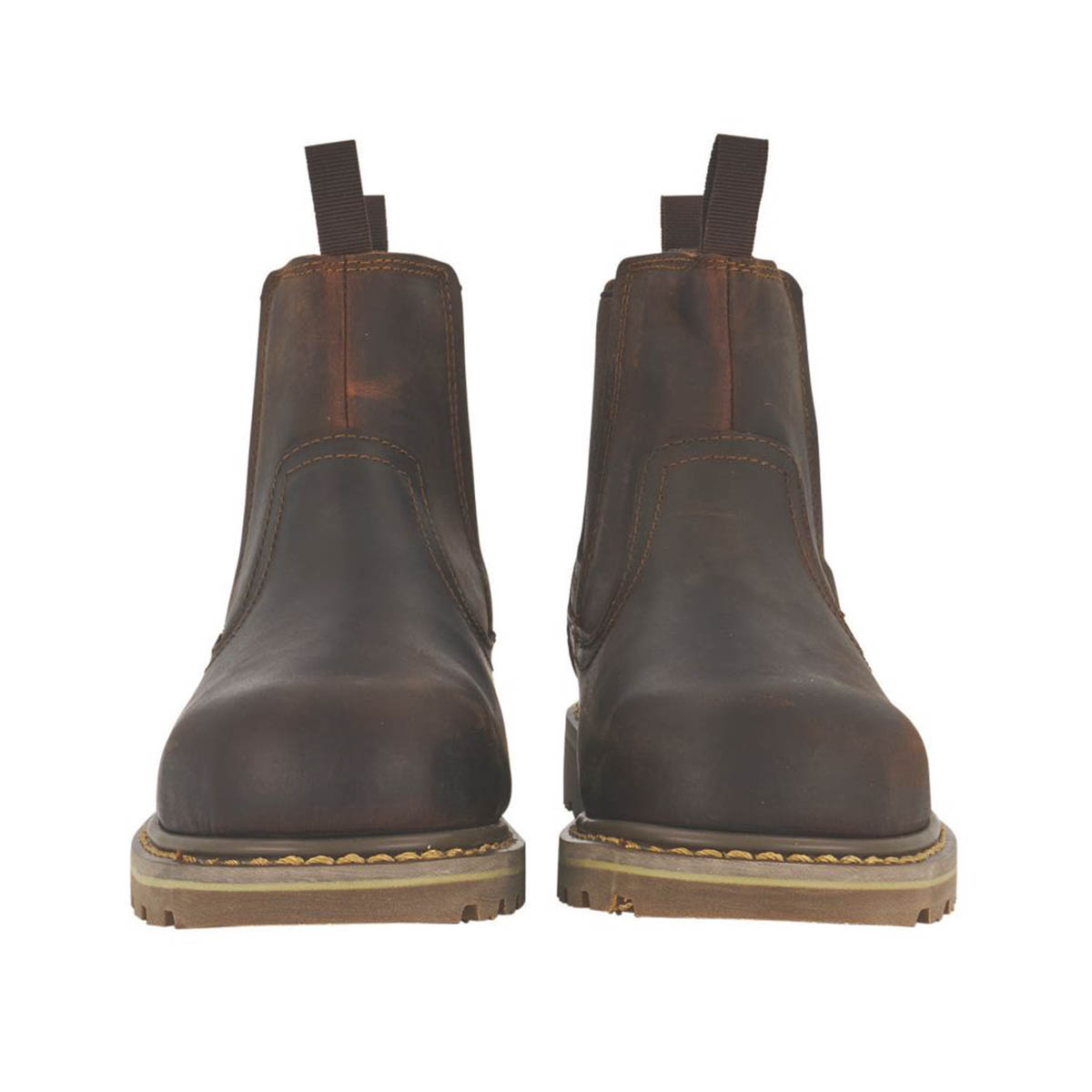 Site Safety Dealer Boots Womens Standard Fit Brown Leather Steel Toe Size 5 - Image 4