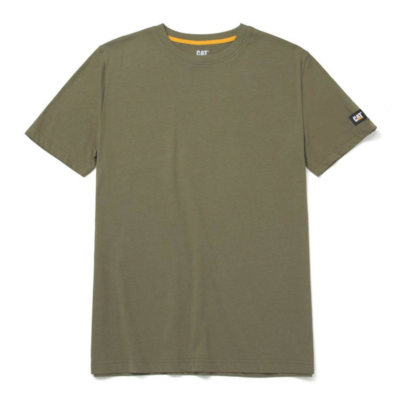 CAT Essentials Short Sleeve Tee Shirts Green Large 41" Chest - Image 1