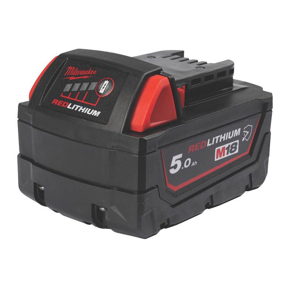 Milwaukee Battery M18 B5-CR 18V 5.0Ah Li-Ion RedLithium Chemical Resistance - Image 1