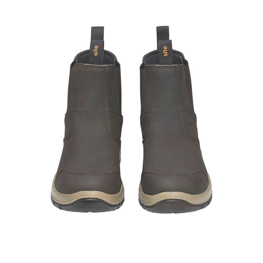 Site Safety Dealer Boots Mens Standard Fit Brown Waterproof Steel Toe Size 9 - Image 5