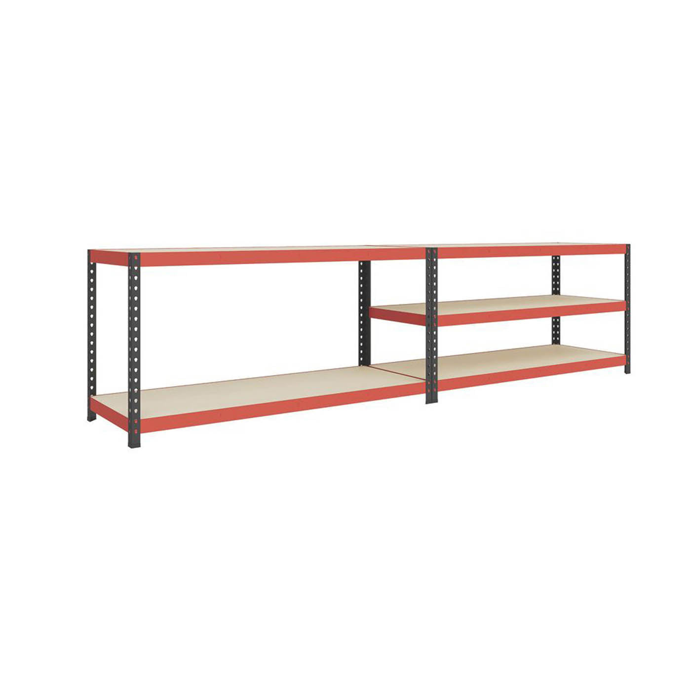 Shelving Unit 5-Tier Metal Garage Storage Shelves Racking Heavy Duty 180x160cm - Image 2