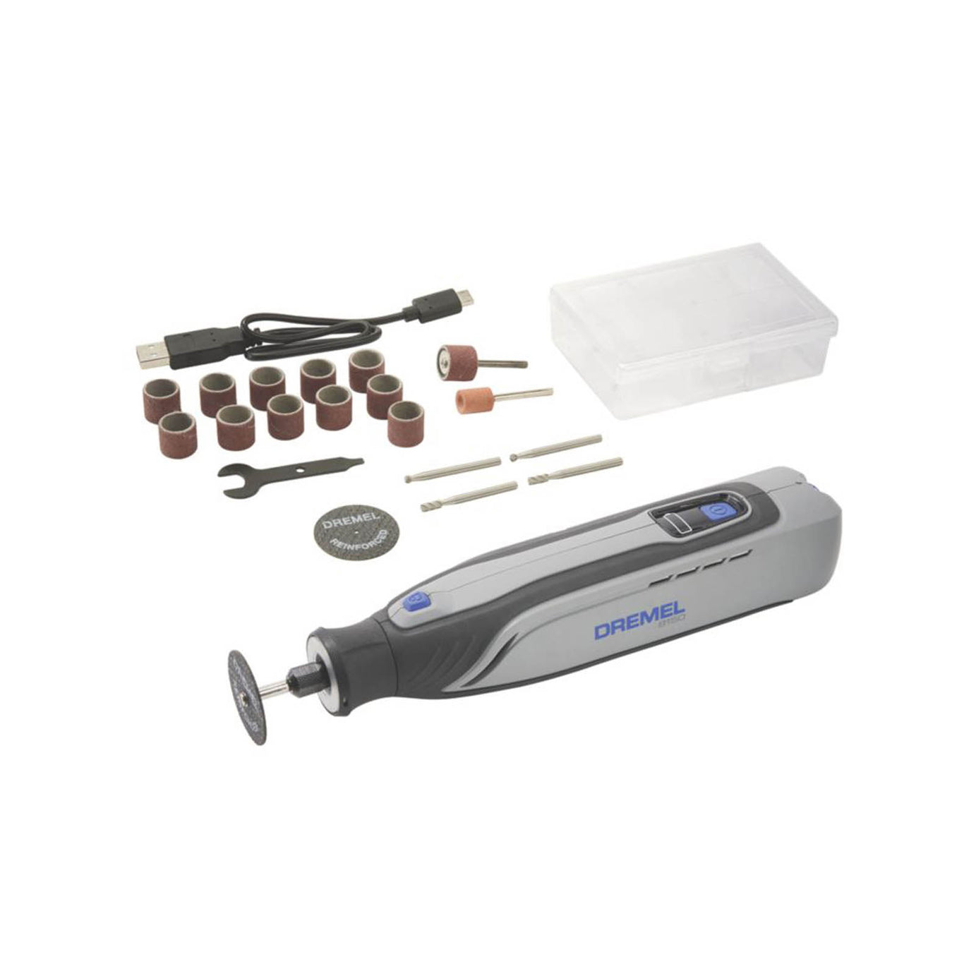 Dremel 8150 7.2V 1 x 2.0Ah Li-Ion  Brushless Cordless Multi-Tool with Accessories 21 Piece Set - Image 1