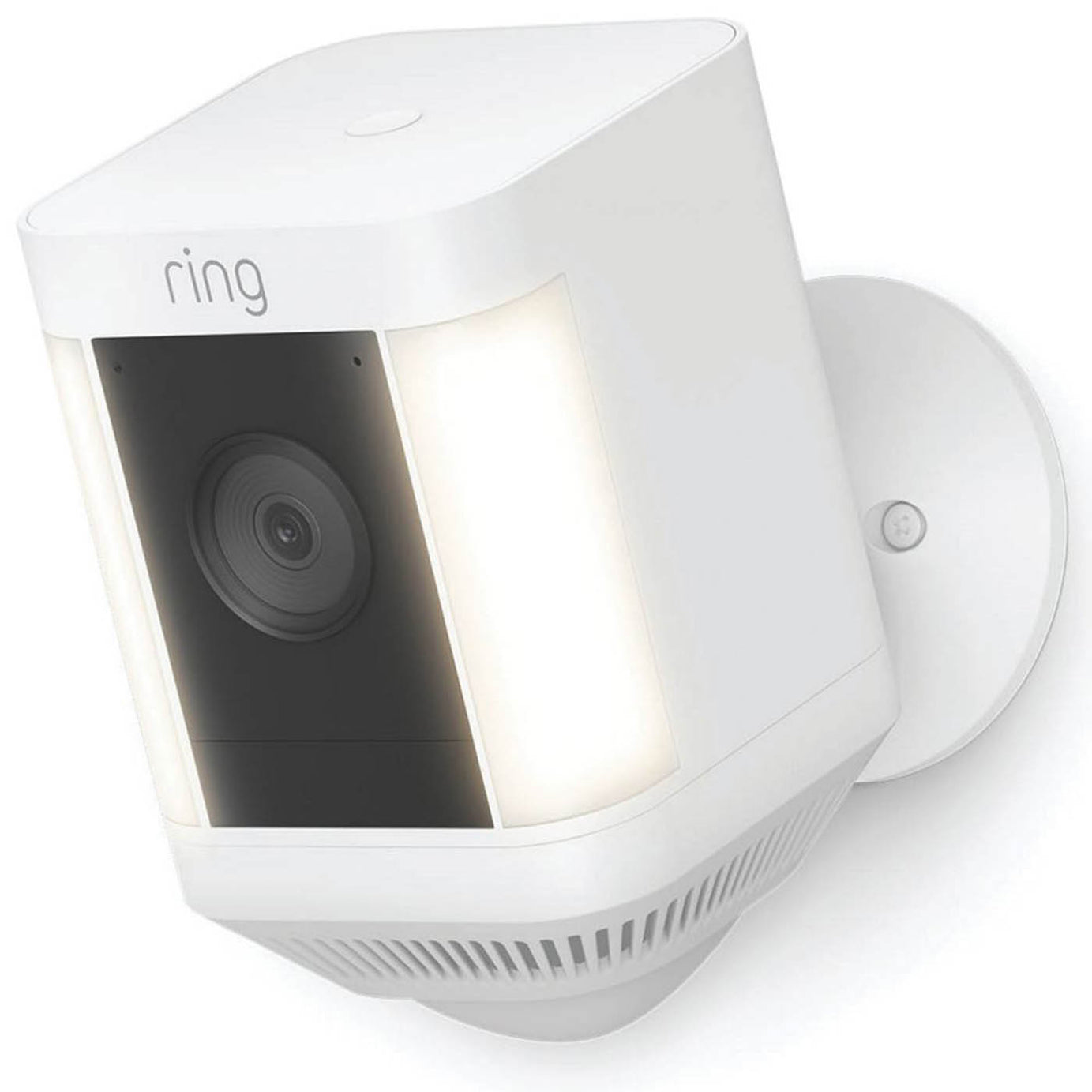 Ring Smart Camera Plus Battery-Powered White Wireless 1080p Spotlight PIR Sensor - Image 1