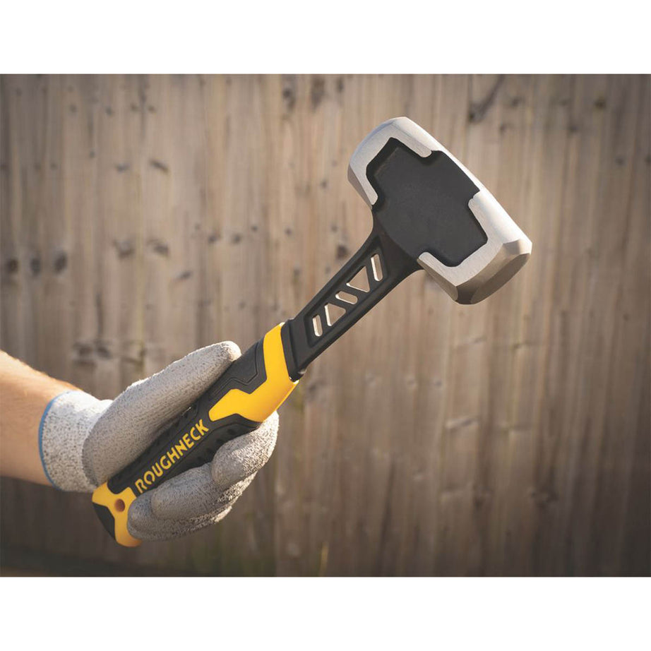 Roughneck Club Hammer Single-Piece Ergonomic Soft-Grip Handle 4lb (1.8kg) - Image 5
