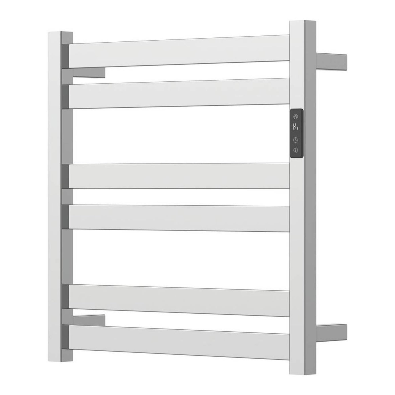 Flomasta 530mm x 520mm 511BTU Chrome Flat Electric Towel Radiator - Image 1