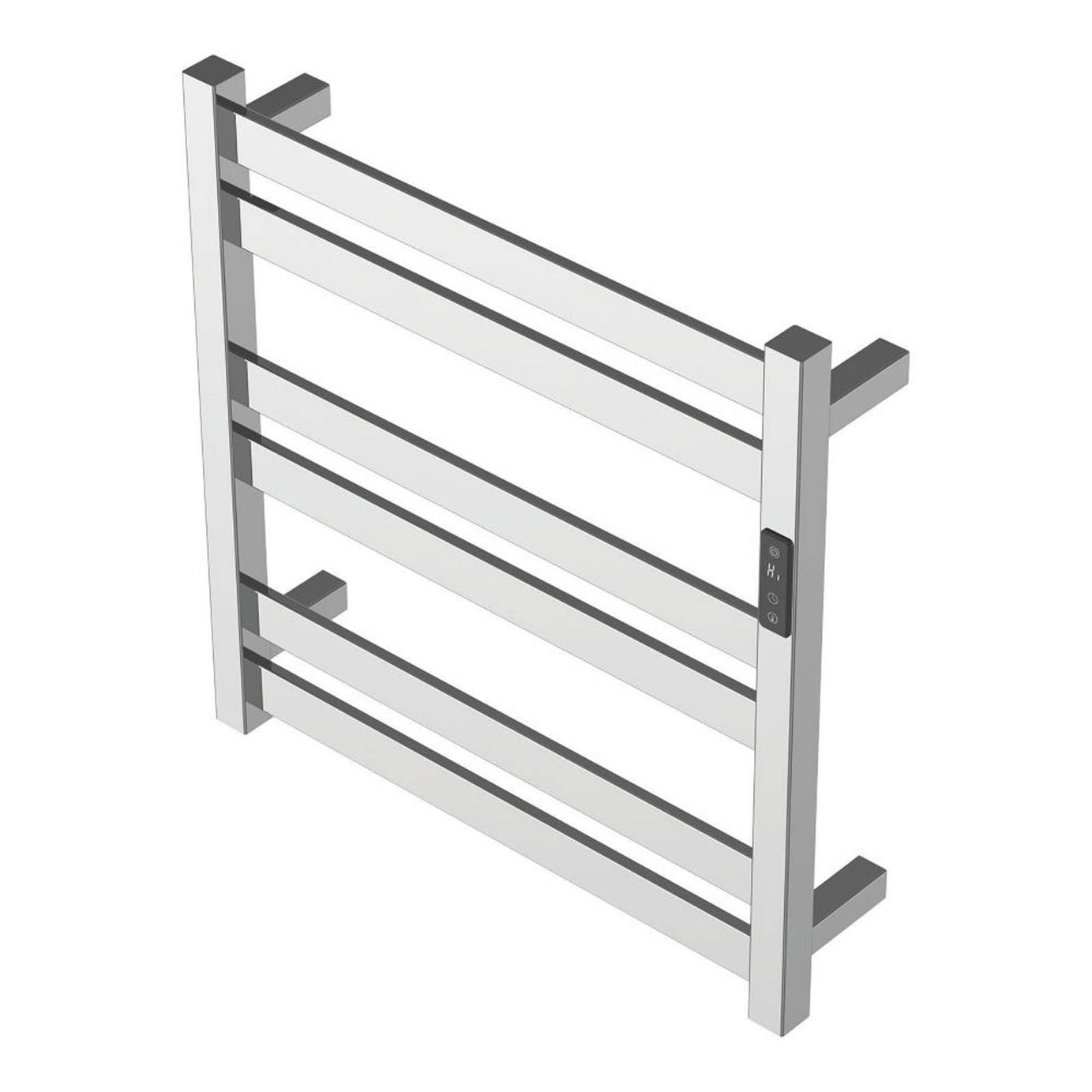 Flomasta 530mm x 520mm 511BTU Chrome Flat Electric Towel Radiator - Image 2