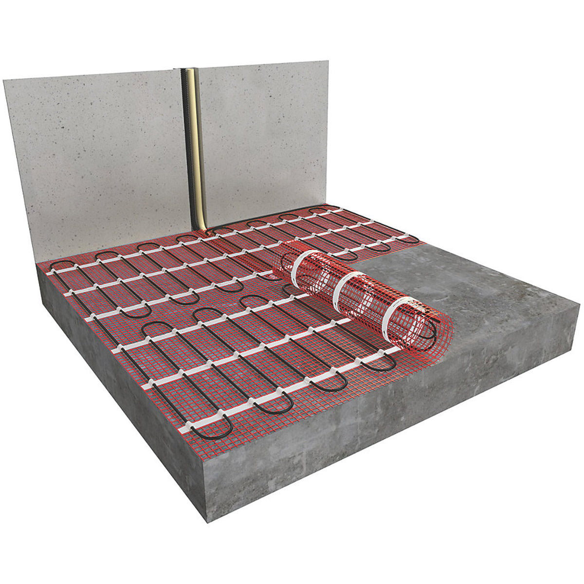 Underfloor Heating Mat Electric Single-Sided Self-Adhesive Base 1.5 m² - Image 3