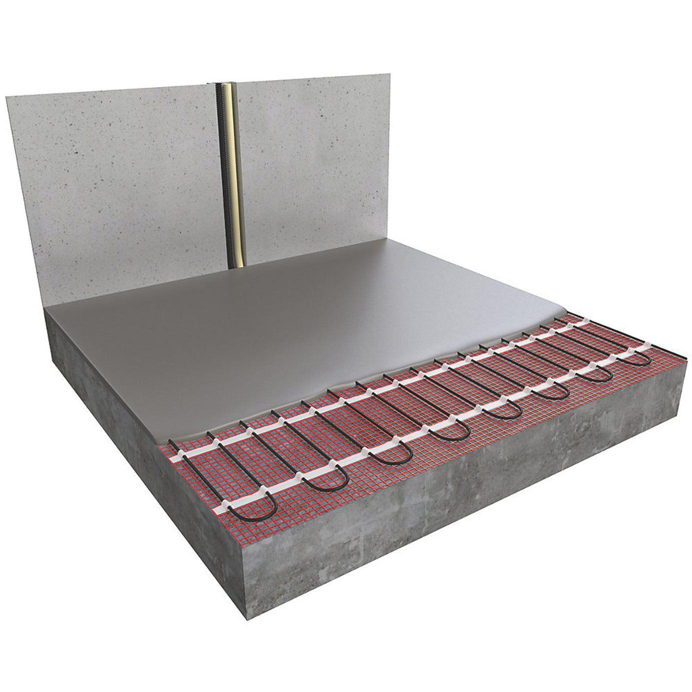 Underfloor Heating Mat Electric Single-Sided Self-Adhesive Base 1.5 m² - Image 5