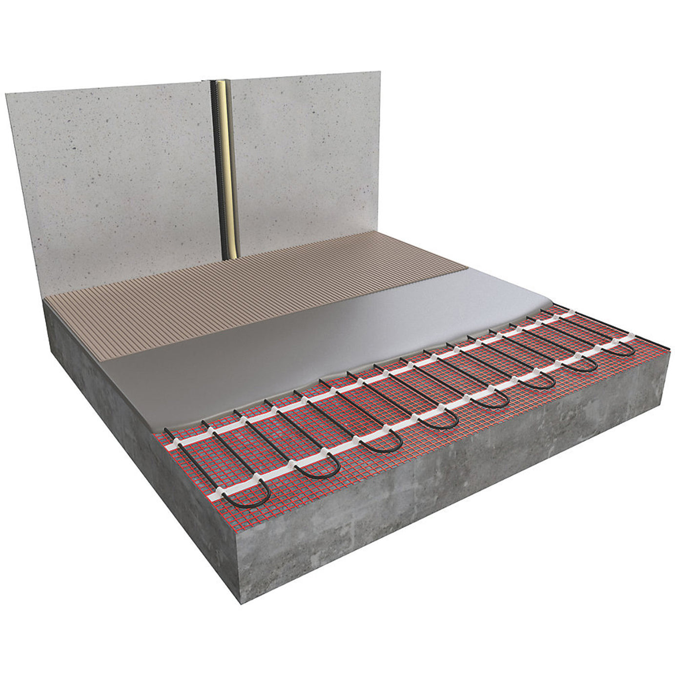 Underfloor Heating Mat Electric Single-Sided Self-Adhesive Base 1.5 m² - Image 6