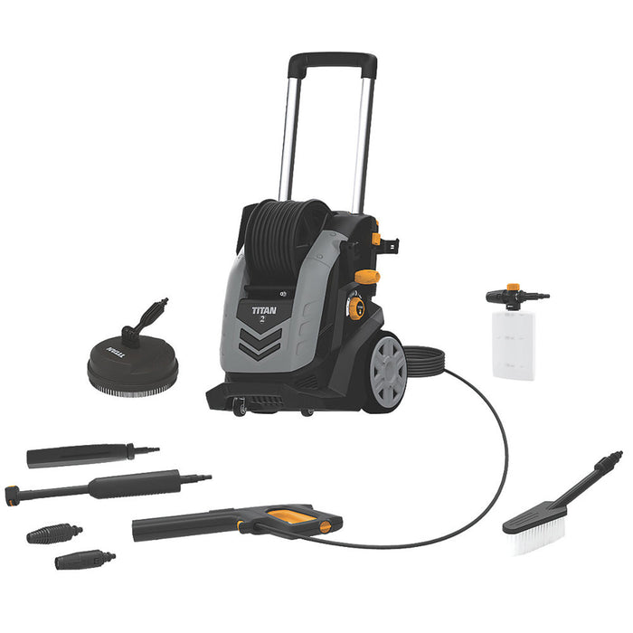 Titan High Pressure Washer Electric TTB2200PRW-DSS Jet Wash 150 Bar 2.2KW 230V - Image 1