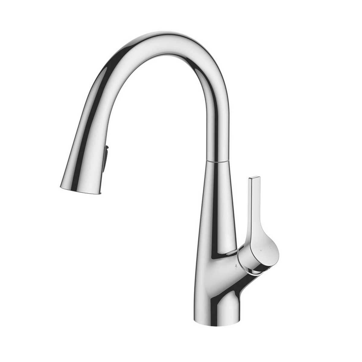 Kitchen Filter Tap Mixer Pull Out Spout Chrome Single Lever Modern Faucet - Image 1