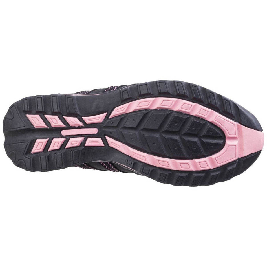 Amblers Safety Trainer Womens Standard Fit Black Leather 	Steel Toe Size 4 - Image 2