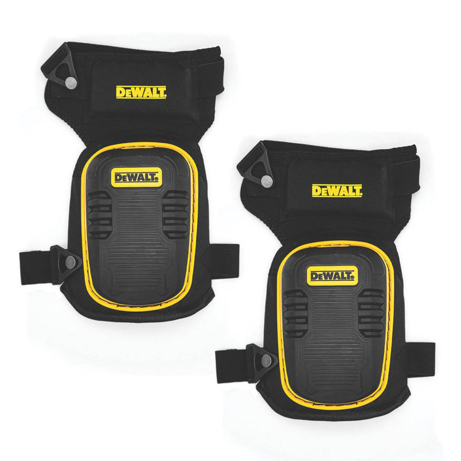 DeWalt Pro Gel Knee Pads Safety Leg Straps Adjustable Non-Marking Professional - Image 1