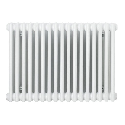 2 Column Radiator White Steel Horizontal Traditional Classic (H)60x(W)81.2cm - Image 1