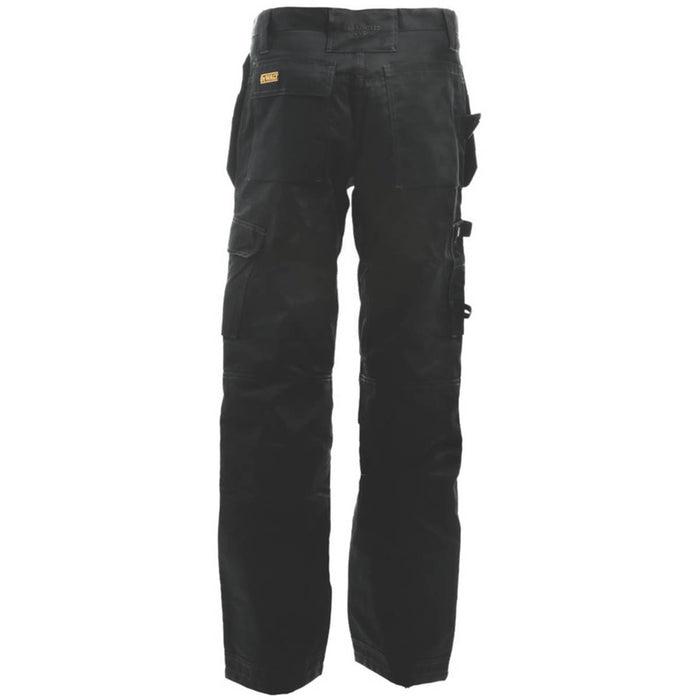 DeWalt Work Trousers Mens Straight Leg Black Multi Pockets Breathable 36"W 33"L - Image 3