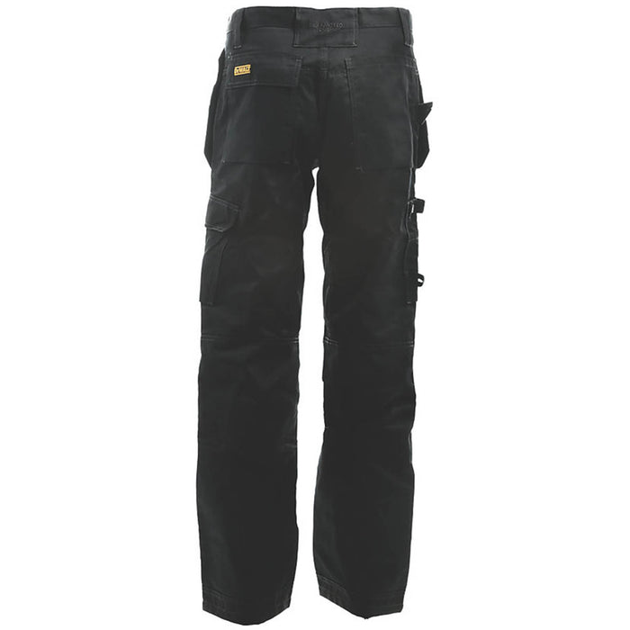 DeWalt Work Trousers Mens Black Straight Leg Multi Pocket Breathable 34"W 29"L - Image 3