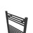 Bathroom Towel Radiator Rail Heater Warmer Flat 80 x 50cm Matt Black 1239BTU - Image 3