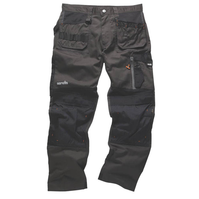 Scruffs 3D Trade Trousers Graphite 32" W 31" L - Image 1