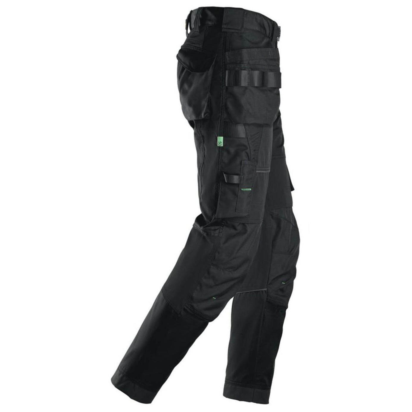 Snickers Work Trousers Mens Regular Fit Black Stretch Multi Pockets 38W 32L - Image 4