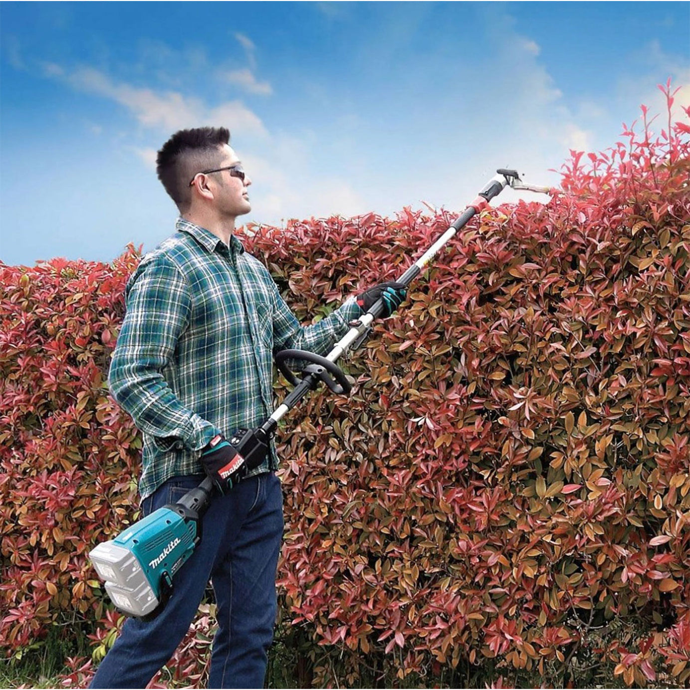Makita Cordless Power Head DUX60Z Loop Handle Brushless Li-ion LXT Dual 18V Bare - Image 7
