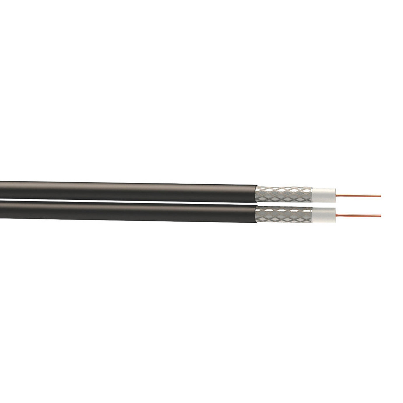Time Coaxial Cable 100m Drum RG6 Black 2Core Satellite Freesat Digital TV Aerial - Image 2