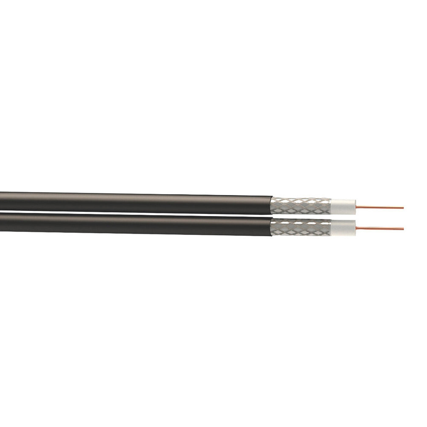 Time Coaxial Cable 100m Drum RG6 Black 2Core Satellite Freesat Digital TV Aerial - Image 2