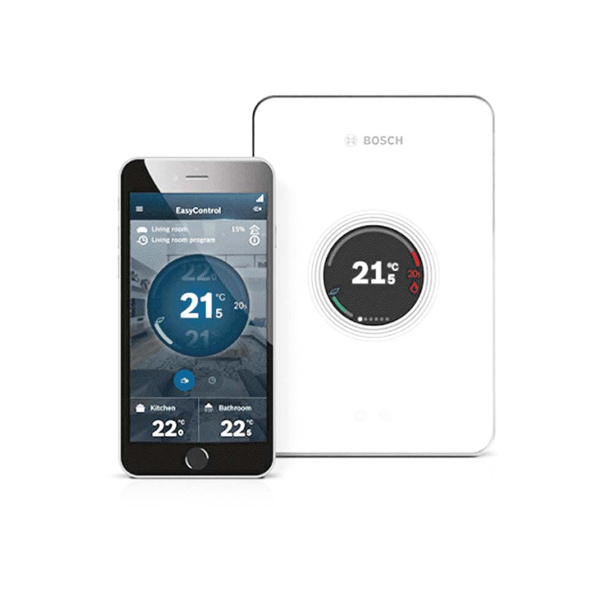 Worcester Room Thermostat Smart Digital Easycontrol CT200 Wall Mount Touchscreen - Image 3