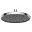 Swirl Shower Head Chrome Single And 3-Spray Patterns Adjustable Round Modern - Image 1