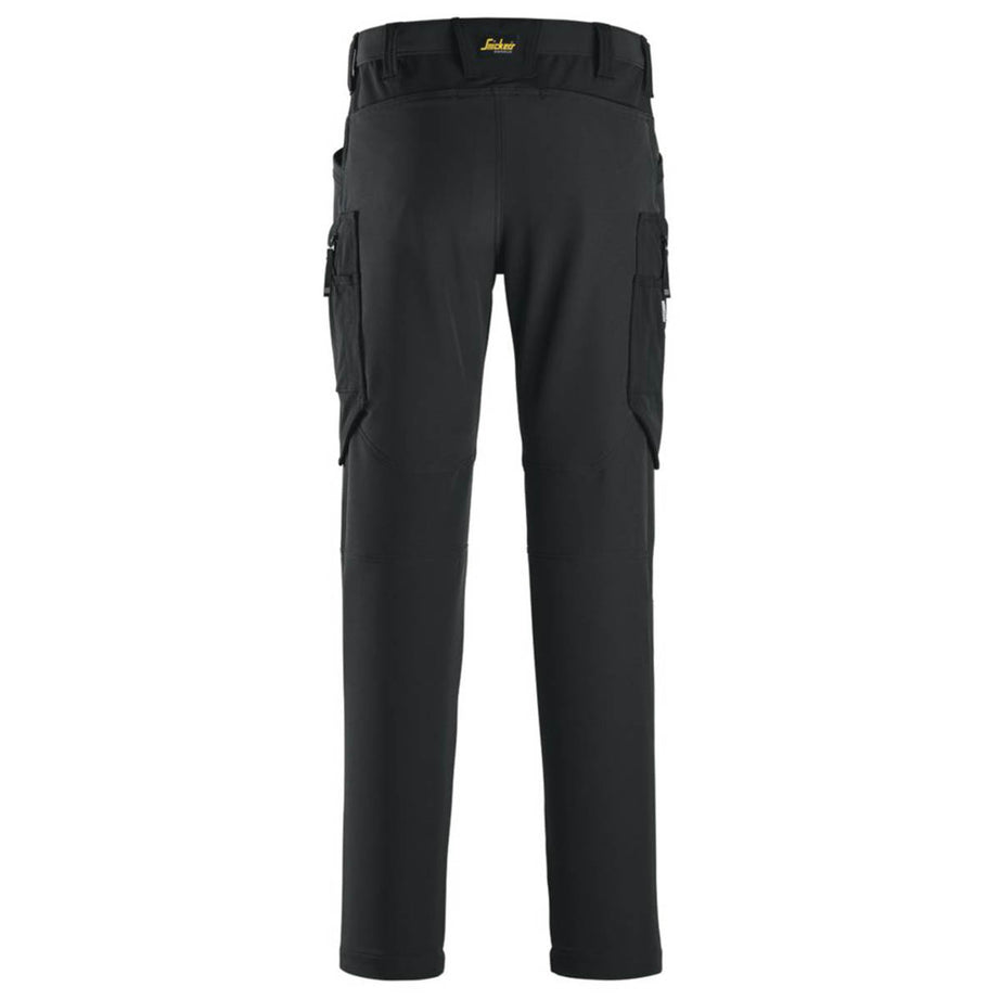 Snickers Work Trousers Mens Slim Fit Black Stretch Multi Pockets 31"W 32"L - Image 3