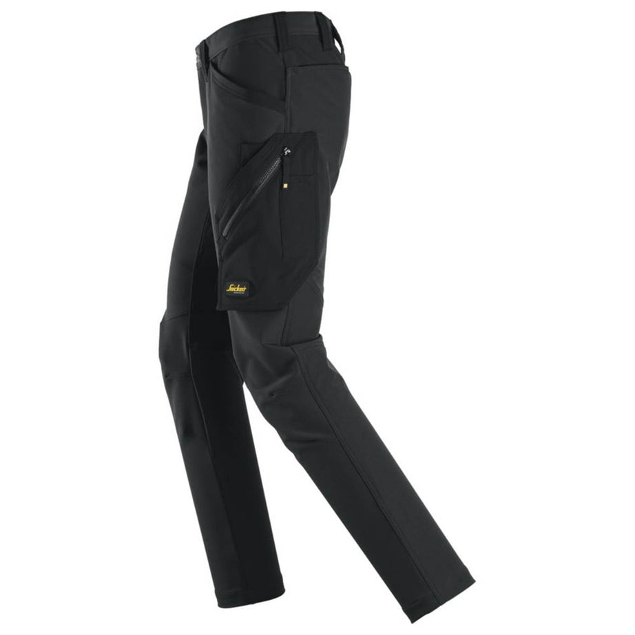 Snickers Work Trousers Mens Slim Fit Black Stretch Multi Pockets 31"W 32"L - Image 4