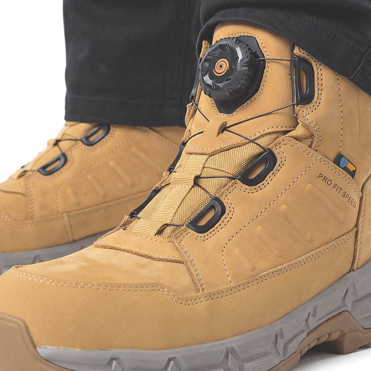 Site Safety Boots Mens Assert Standard Fit Brown Waterproof Composite Toe Size 8 - Image 3
