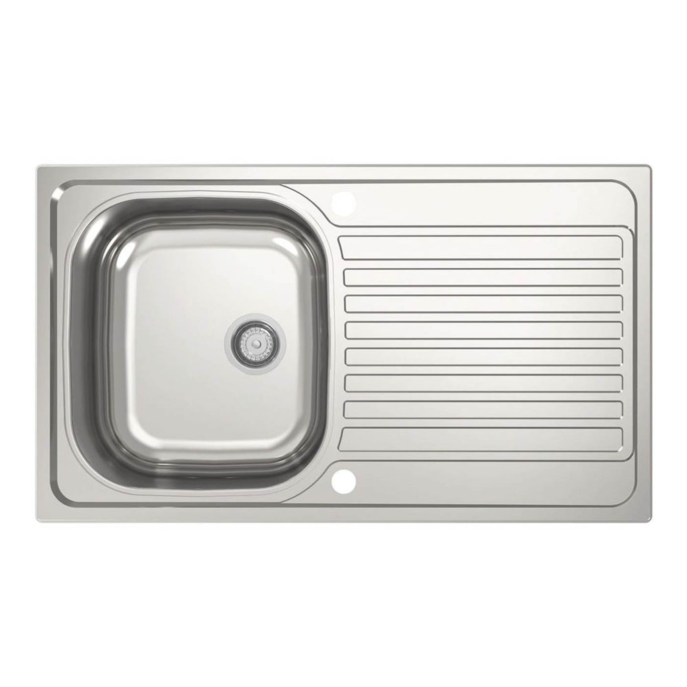 Jabiri Compact 1 Bowl  Satin Stainless Steel Sink 600mm x 500mm - Image 5